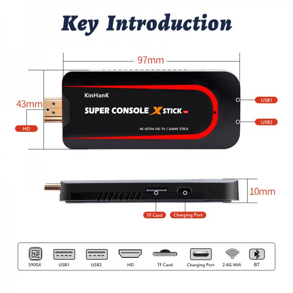 Super Console X Stick Retro Video TV Game Console