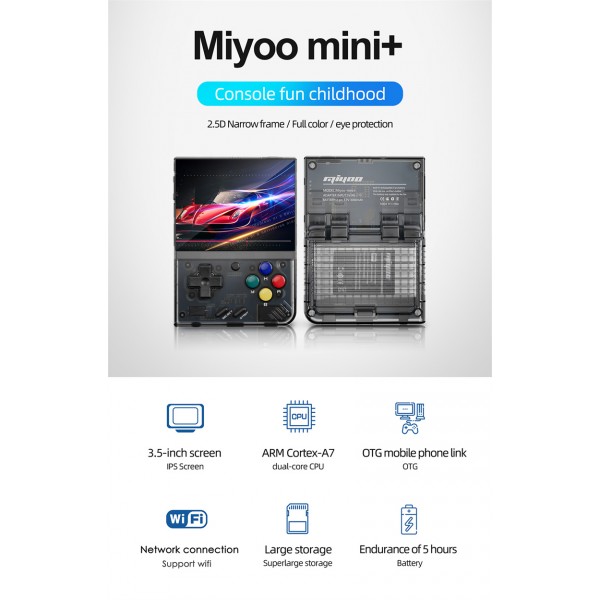 Miyoo Mini Plus Retro Handheld Game Console