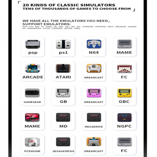 H6 Open Source 4K HD Game Box