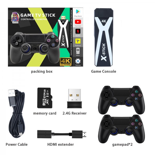 M10 X-stick Game Console Android TV Box Built-in More Than 10000 Games