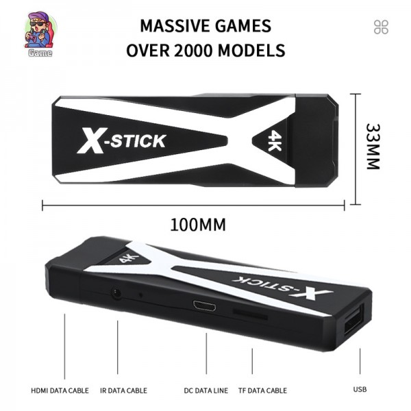 M10 X-stick Game Console Android TV Box Built-in More Than 10000 Games