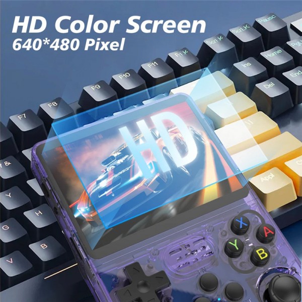 R36S Retro Handheld Video Game Console Linux System 3.5 Inch IPS Screen Portable Pocket Video Player