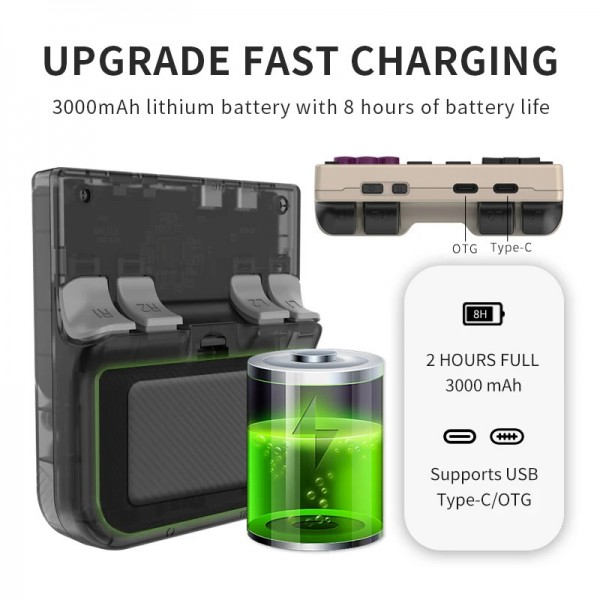 Powkiddy V10 Handheld Game Console Open Source Pocket Console