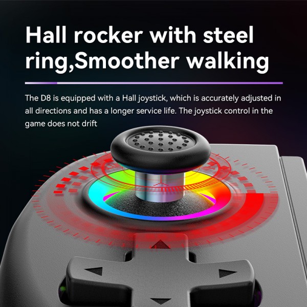 D8 Telescopic Wireless Game Controller for Android iOS PS3 PS4 Switch PC Stretching Extendable