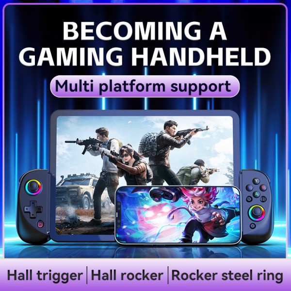 D8 Telescopic Wireless Game Controller for Android iOS PS3 PS4 Switch PC Stretching Extendable