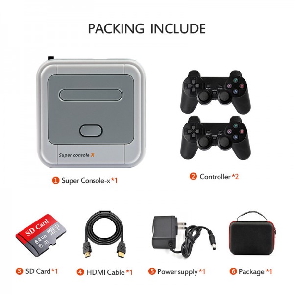 Super Console X Video Game Player