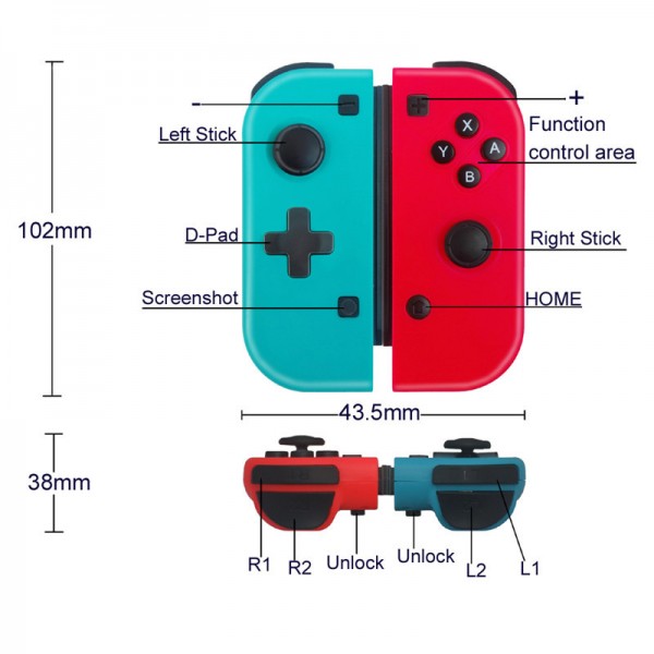 Wireless Joystick for Nintendo Switch