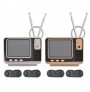 Vintage TV Style Game Console with 108 Retro Family Games