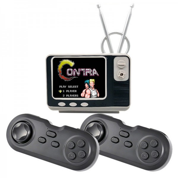 Vintage TV Style Game Console with 108 Retro Family Games